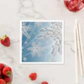 kerstsneeuwvlokken Fancy ontwerp voor feestdag Servet (Insitu)