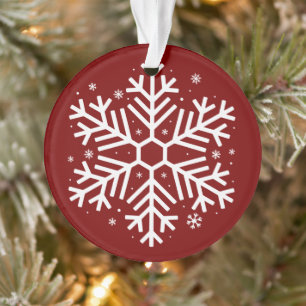 Kerstsneeuwvlokken Kerstcadeaus Winter Kerstmis Fa Ornament
