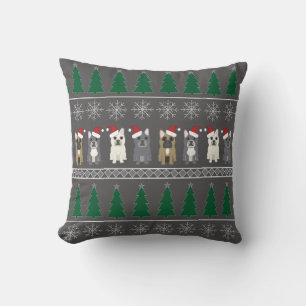 Kerstsneeuwvlokken, Kerstman Hond, Boom Kussen