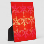 kerstsneeuwvlokpatroon fotoplaat (Zijkant)