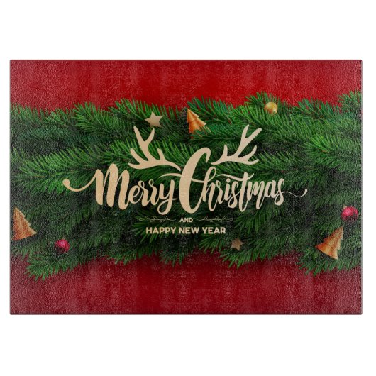 Kerstsnijbord Snijplank (Voorkant)