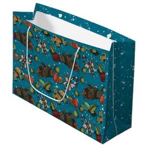 Kerstsnoep- Ijs (Kleur) Groot Cadeauzakje