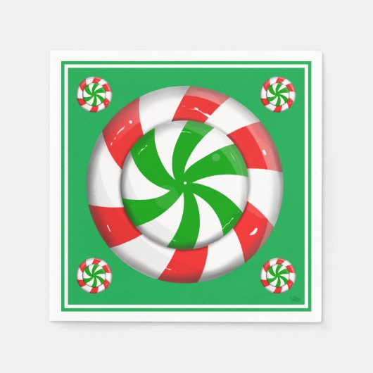 kerstSnoep Servet (Voorkant)