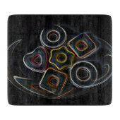 kerstsnoep snijplank (Voorkant)