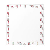 kerstsnoepje op wit notitieblok (Voorkant)