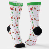 Kerstsnoepjes aanpasbaar sokken (Gebogen)