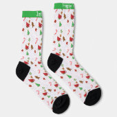Kerstsnoepjes aanpasbaar sokken (Rechts)