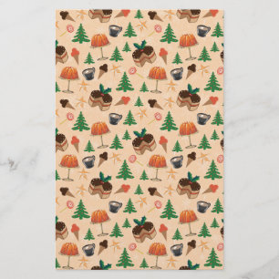kerstsnoepjes briefpapier