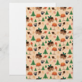 kerstsnoepjes briefpapier (Voorkant / Achterkant)