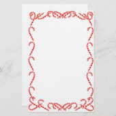 kerstsnoepjes briefpapier (Voorkant / Achterkant)