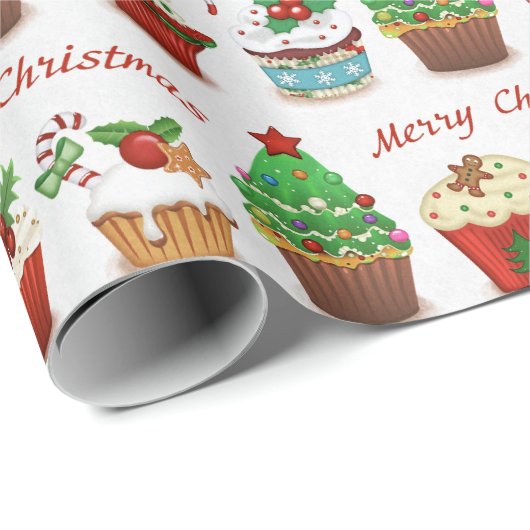 kerstsnoepjes cadeaupapier (Rol Hoek)