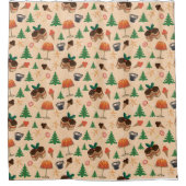 kerstsnoepjes douchegordijn (Voorkant)