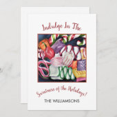 kerstSnoepjes Feestdagenkaart (Voorkant / Achterkant)