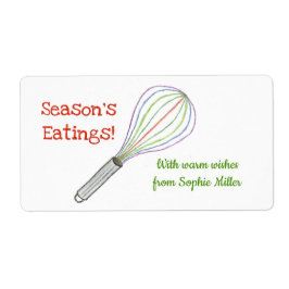 Kerstsnoepjes Label / Bak Label