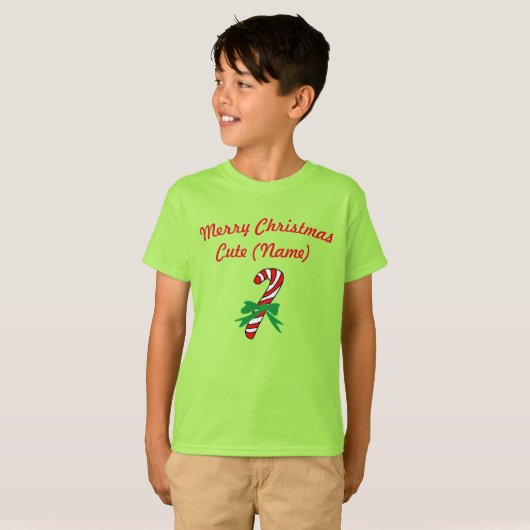 kerstsnoepriet - David Kinderen Basic T-Shirt (Voorkant volledig)