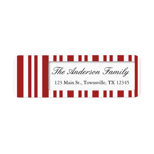 kerstsnoepriet etiket (Voorkant)