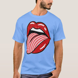 kerstsnoepriet houdt van Tongue Costume Girl10 T-shirt