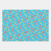 kerstsnoepriet inpakpapier vel (Voorkant)