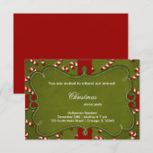 kerstsnoepriet kaart (Voorkant / Achterkant)