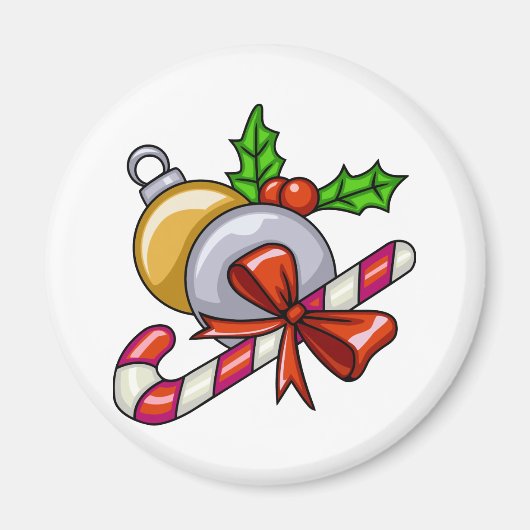 kerstsnoepriet magneet (Voorkant)