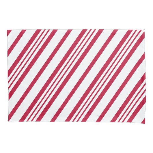 kerstsnoepriet Stripe Kussensloop (Voorkant)