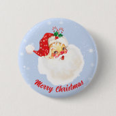  kerstsnoepriet voor kerstfeestdagen ronde button 5,7 cm (Voorkant)