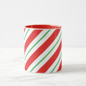 kerstsnoeprietstrepen mok (Midden)