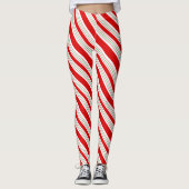 kerstsnoeprietstrips ID259 Leggings (Voorkant)