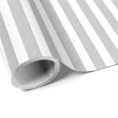 Kerstsnoepstaven in het wit en zilver cadeaupapier (Rol Hoek)