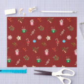 kerstsnoeren en Mokken met warme chocolade Tissuepapier (Craft)