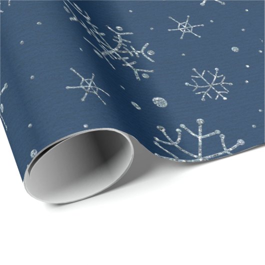 kerstsnowflake-design cadeaupapier (Rol Hoek)