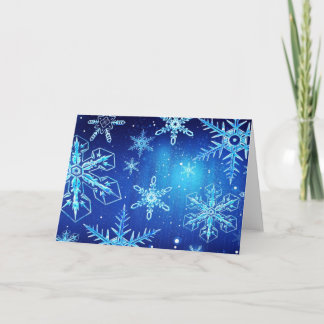 kerstsnowflake feestdagen kaart