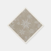 kerstsnowflake Napkins Servet (Hoek)