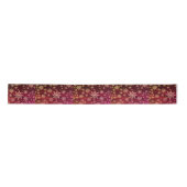 kerstsnowflake Wine Satin Ribbon Lint (Voorkant)