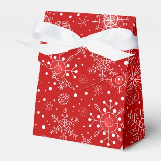 kerstsnowflakes bedankdoosjes (Voorkant Zijde)