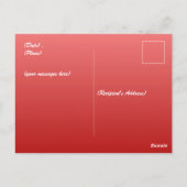 kerstsnowflakes briefkaart (Achterkant)