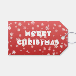 kerstsnowflakes cadeaulabel