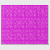 kerstsnowflakes cadeaupapier (Vlak)