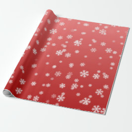 kerstsnowflakes cadeaupapier