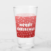 kerstsnowflakes glas (Achterkant)