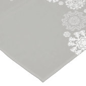 kerstsnowflakes met tafelrunner medium tafelloper (Hoek)