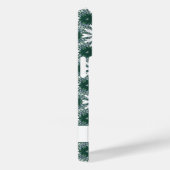 kerstsnowflakes Patroon gepersonaliseerd Groen Case-Mate iPhone Case (Achterkant / Rechts)