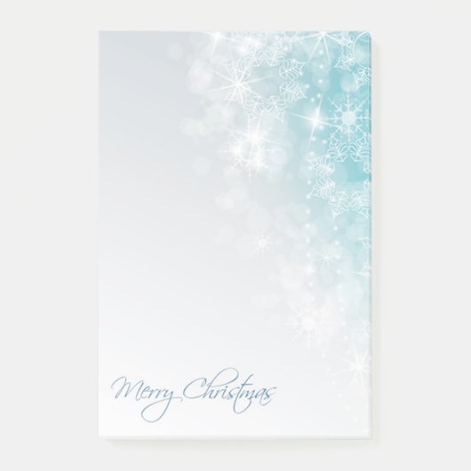 kerstsnowflakes post-it® notes (Voorkant)