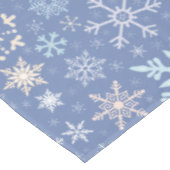 kerstsnowflakes Scandinavian Winter Blue Tafelkleed (Gekanteld)