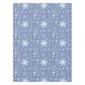 kerstsnowflakes Scandinavian Winter Blue Tafelkleed (Voorkant)