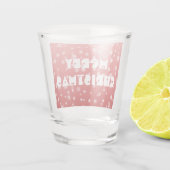 kerstsnowflakes shot glas (Achterkant)