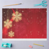 kerstsnowflakes tissuepapier (Craft)