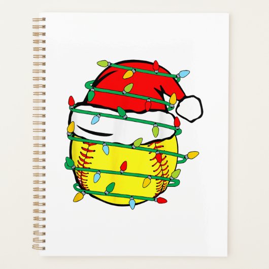 Kerstsoftbal planner (Voorkant)