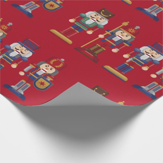 kerstsoldaat cadeaupapier (Hoek)