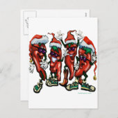 kerstspecerijen feestdagenkaart (Voorkant / Achterkant)